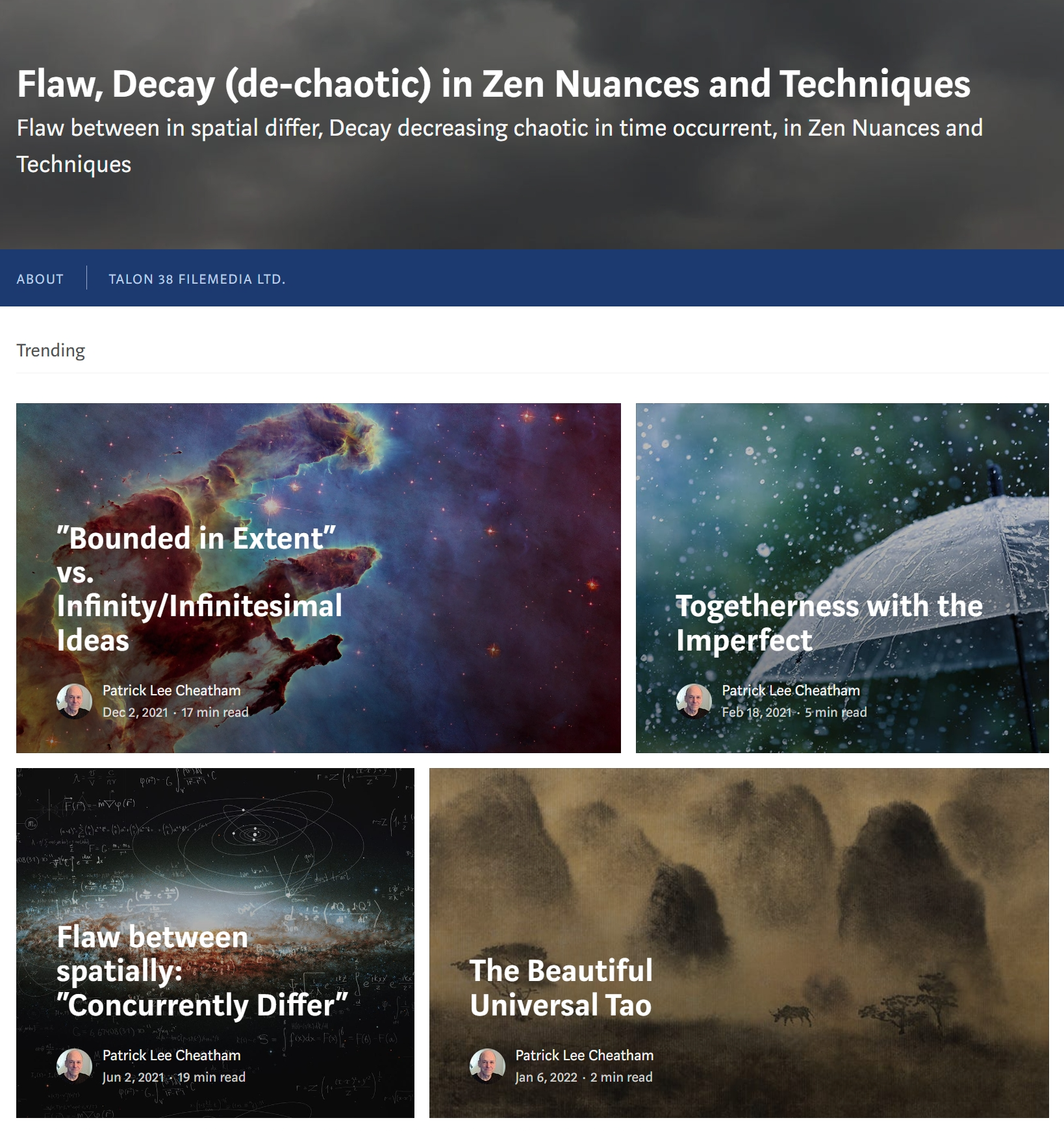 Flaw and Decay in Zen Nuances and Techniques publication snapshot